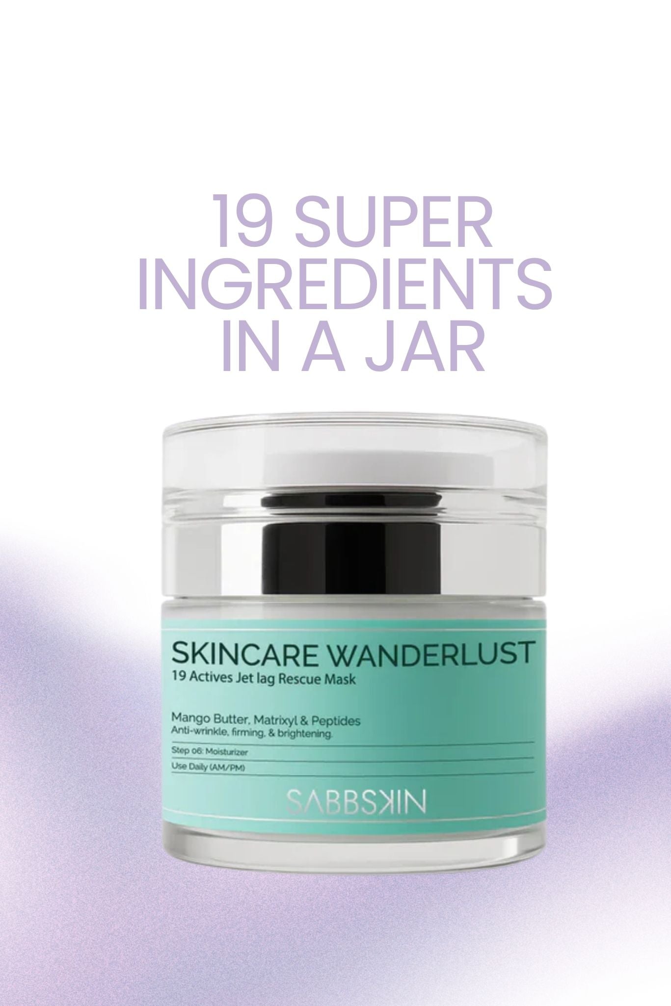 Skincare Wanderlust Jet Lag Recovery Mask Day Cream