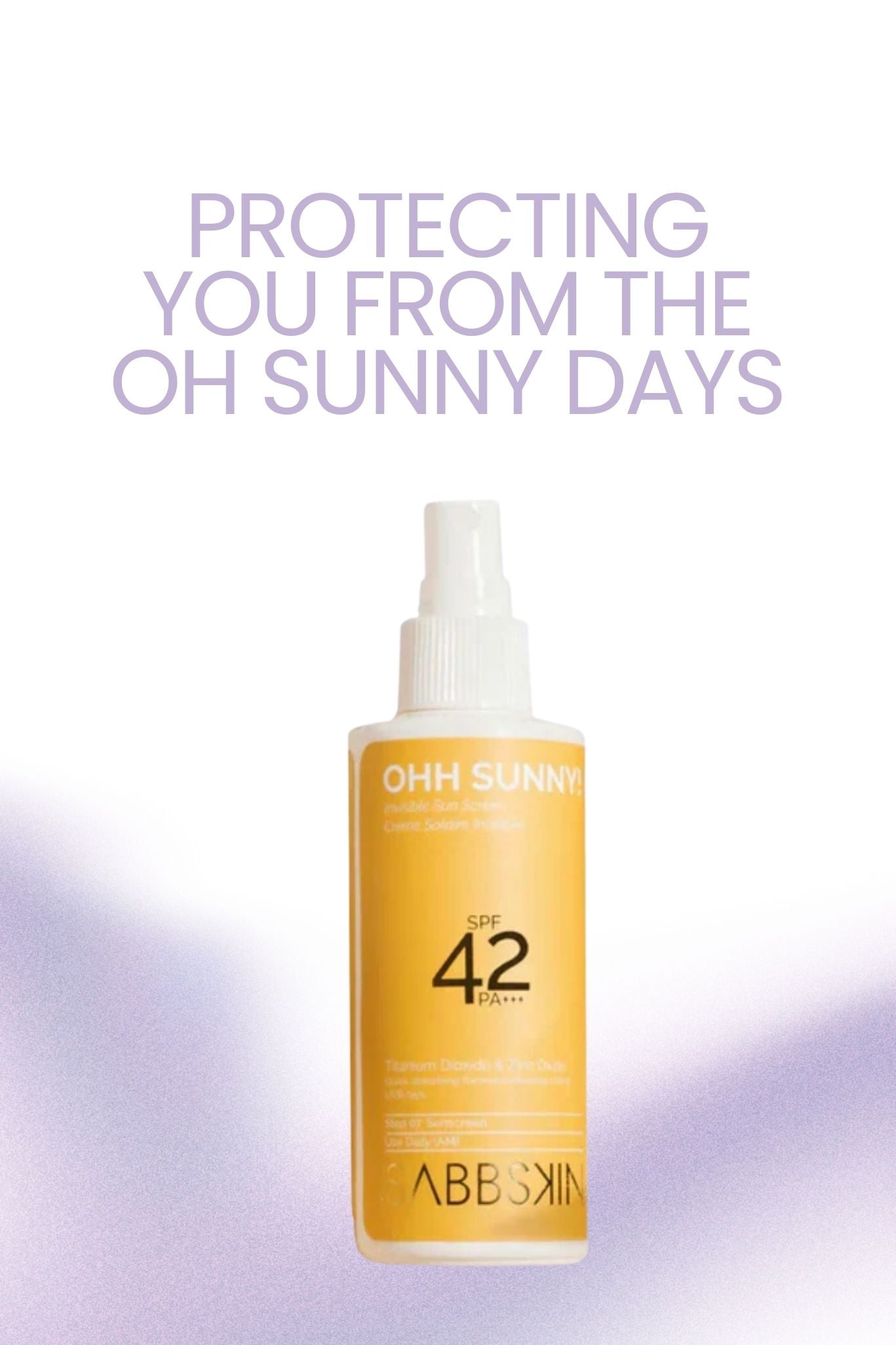 Ohh Sunny! Sunscreen
