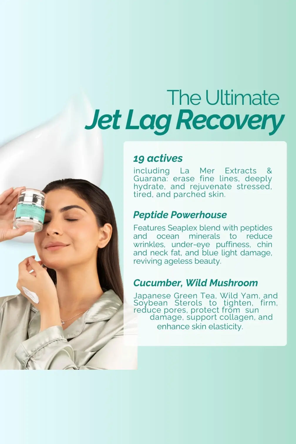 Skincare Wanderlust Jet Lag Recovery Mask Day Cream