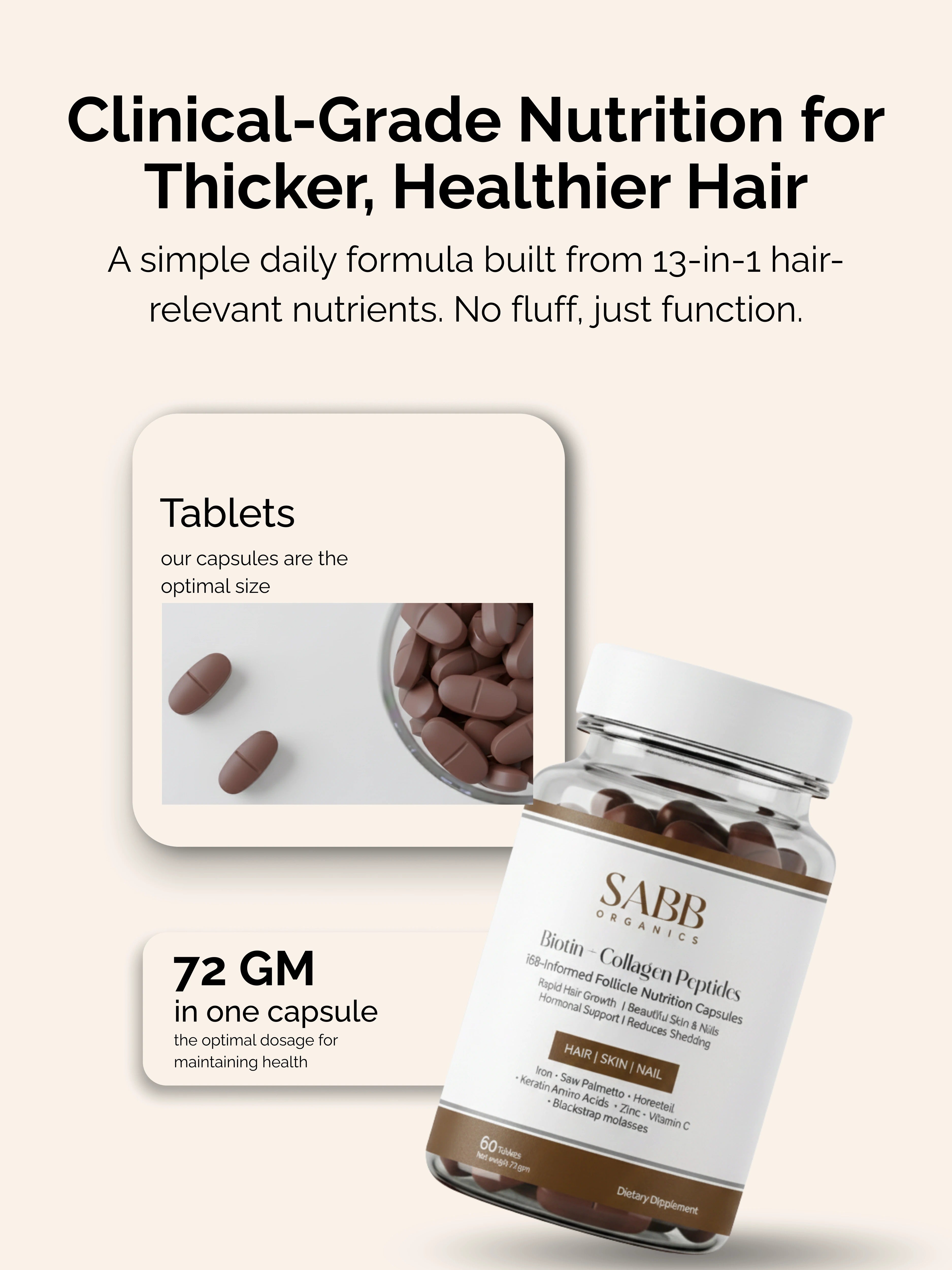 Chubby Hair +Biotin Collagen Peptide