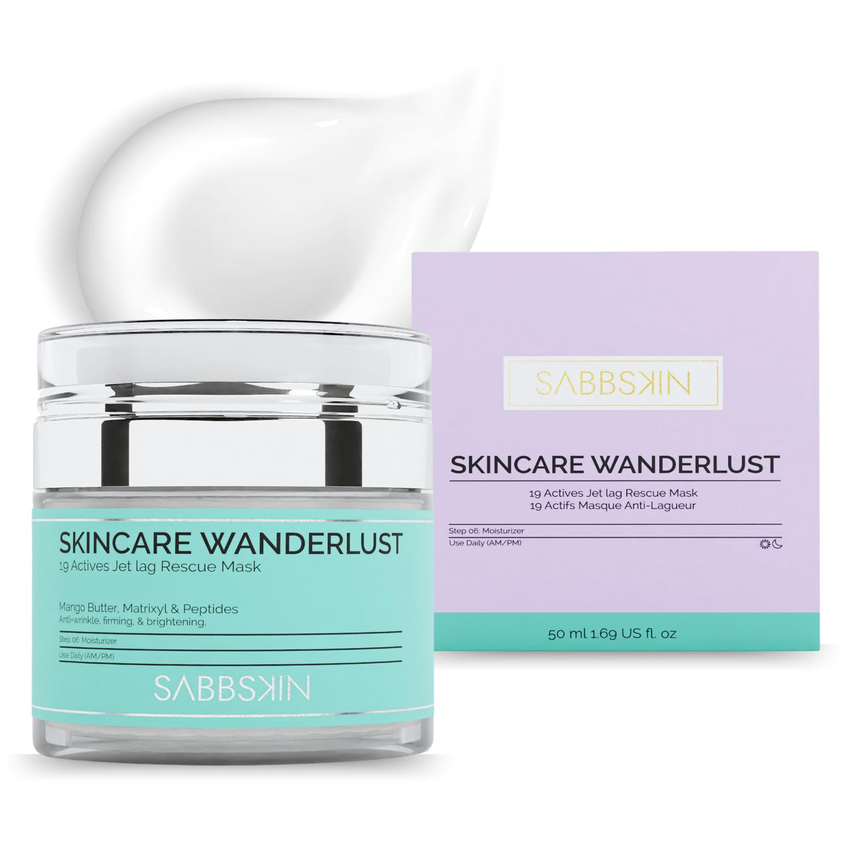 Skincare Wanderlust Jet Lag Recovery Mask Day Cream