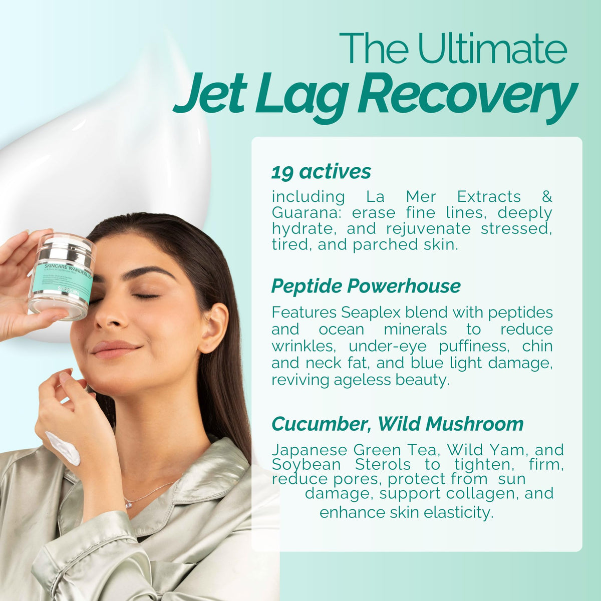 Skincare Wanderlust Jet Lag Recovery Mask Day Cream